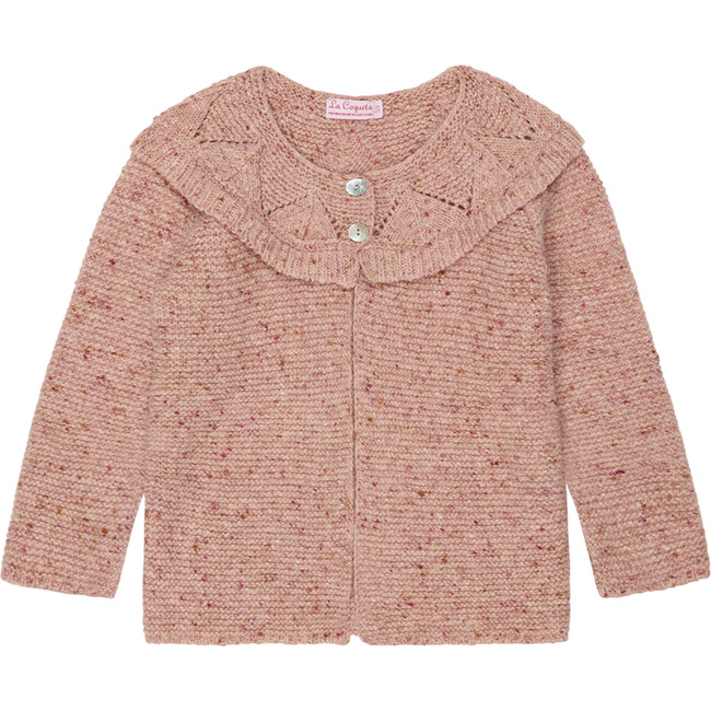 Dusty Pink Baena Merino Girl Cardigan