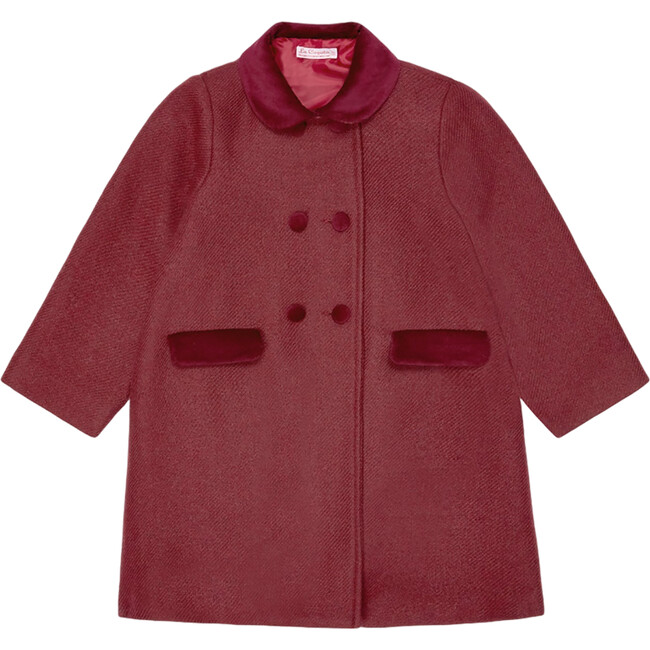 Burgundy Arrieta Girl Coat