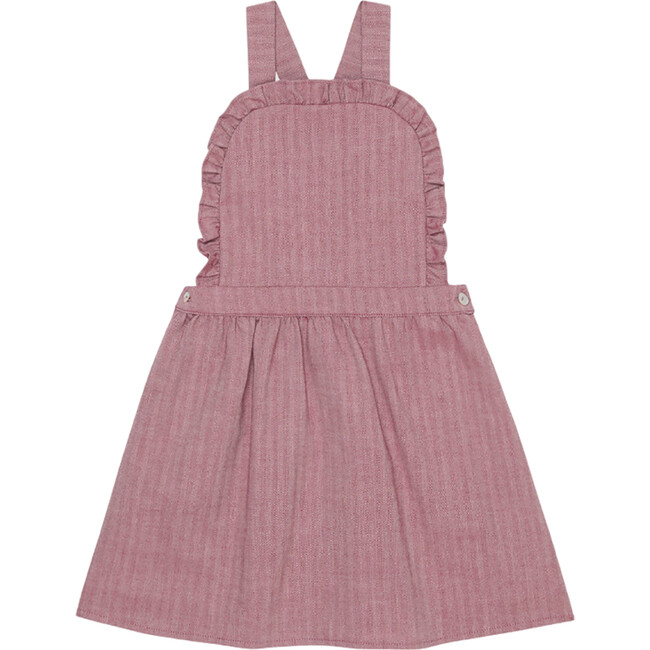 Burgundy Alexa Girl Pinafore Skirt