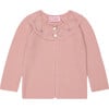 Pink Baena Merino Baby Girl Cardigan - Cardigans - 1 - thumbnail