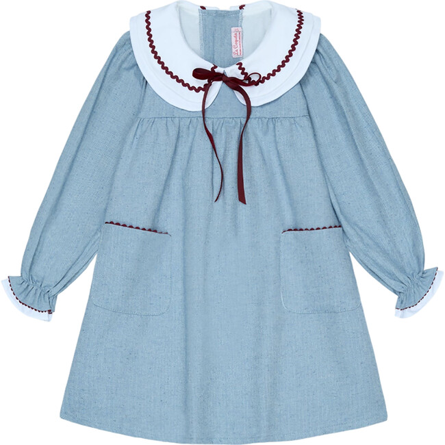 Blue Iris Girl Empire Dress