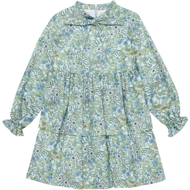 Blue Floral Alysia Girl Dress