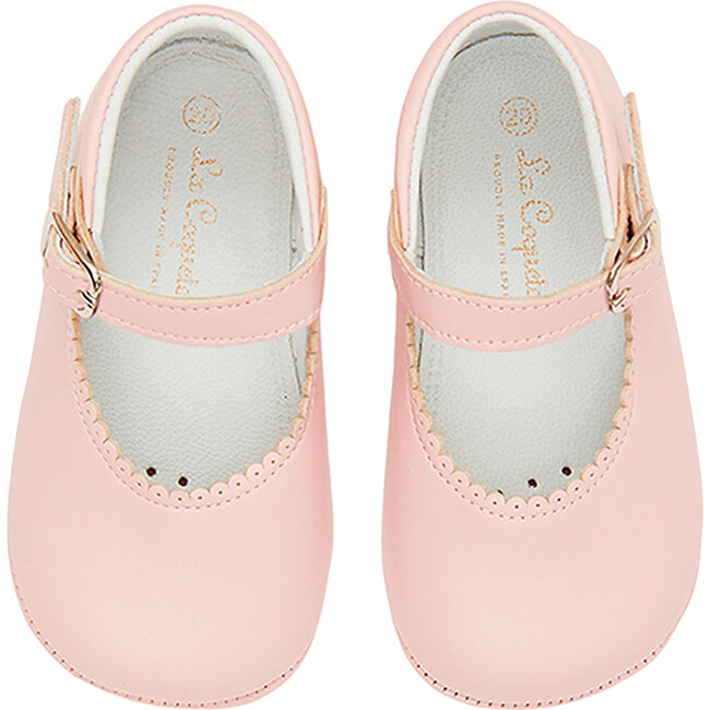 Light Pink Leather Toddler Mary Jane Shoes