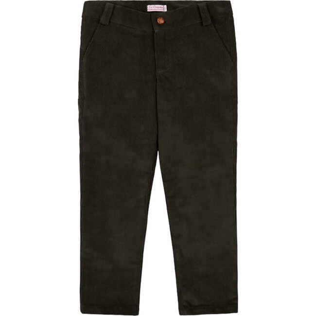 Olive Green Reinaldo Corduroy Boy Pants