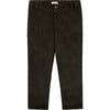 Olive Green Reinaldo Corduroy Boy Pants - Pants - 1 - thumbnail