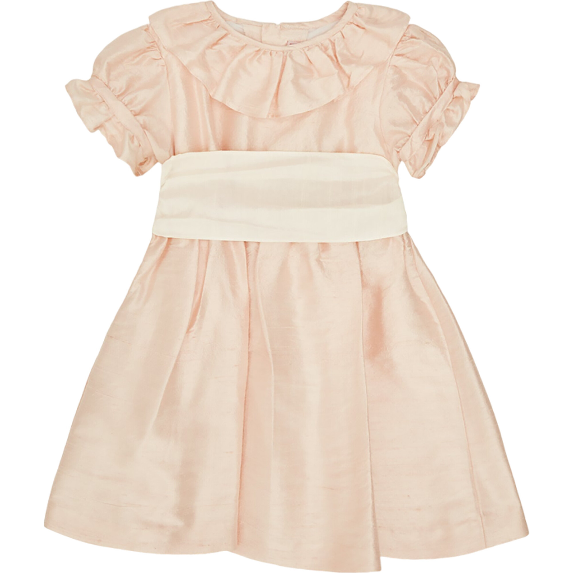 Dusty Pink Azalea Ceremony Girl Silk Dress - Dresses - 1