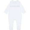 White Dali Baby Smock Sleepsuit - Pajamas - 1 - thumbnail