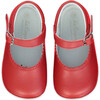 Red Leather Baby Mary Jane Shoes - Mary Janes - 1 - thumbnail