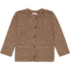 Taupe Zas Merino Boy Cardigan - Cardigans - 1 - thumbnail