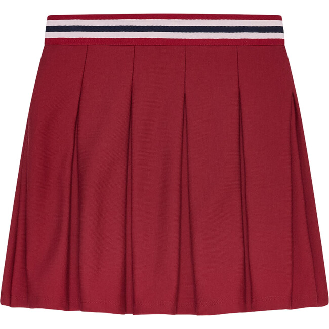 Burgundy Isabela Girl Pleated Skirt