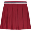 Burgundy Isabela Girl Pleated Skirt - Skirts - 1 - thumbnail