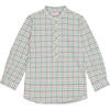 Camel Check Jazmin Long Sleeve Boy Shirt - Shirts - 1 - thumbnail