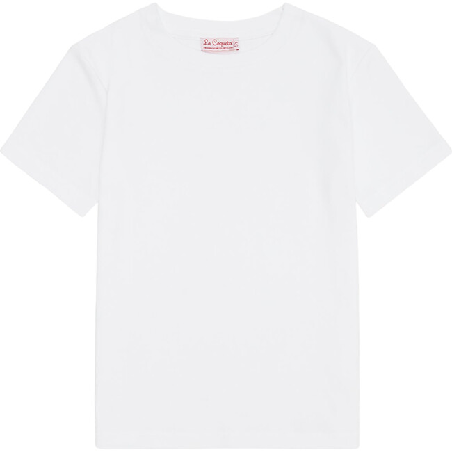 White Arturo Kids Cotton T-Shirt