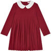 Burgundy Anna Girl Empire Dress - Dresses - 1 - thumbnail