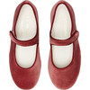 Dusty Pink Velvet Girl Mary Jane Shoes - Mary Janes - 1 - thumbnail
