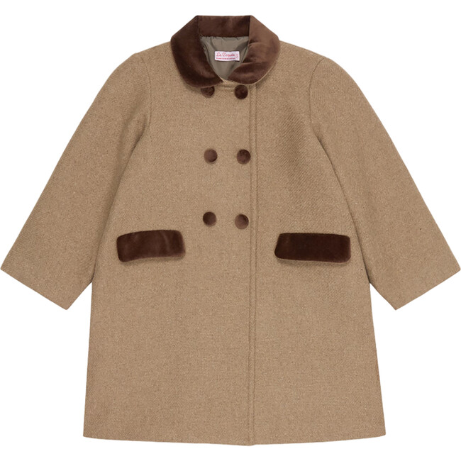 Taupe Arrieta Girl Coat