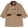 Taupe Arrieta Girl Coat - Coats - 1 - thumbnail