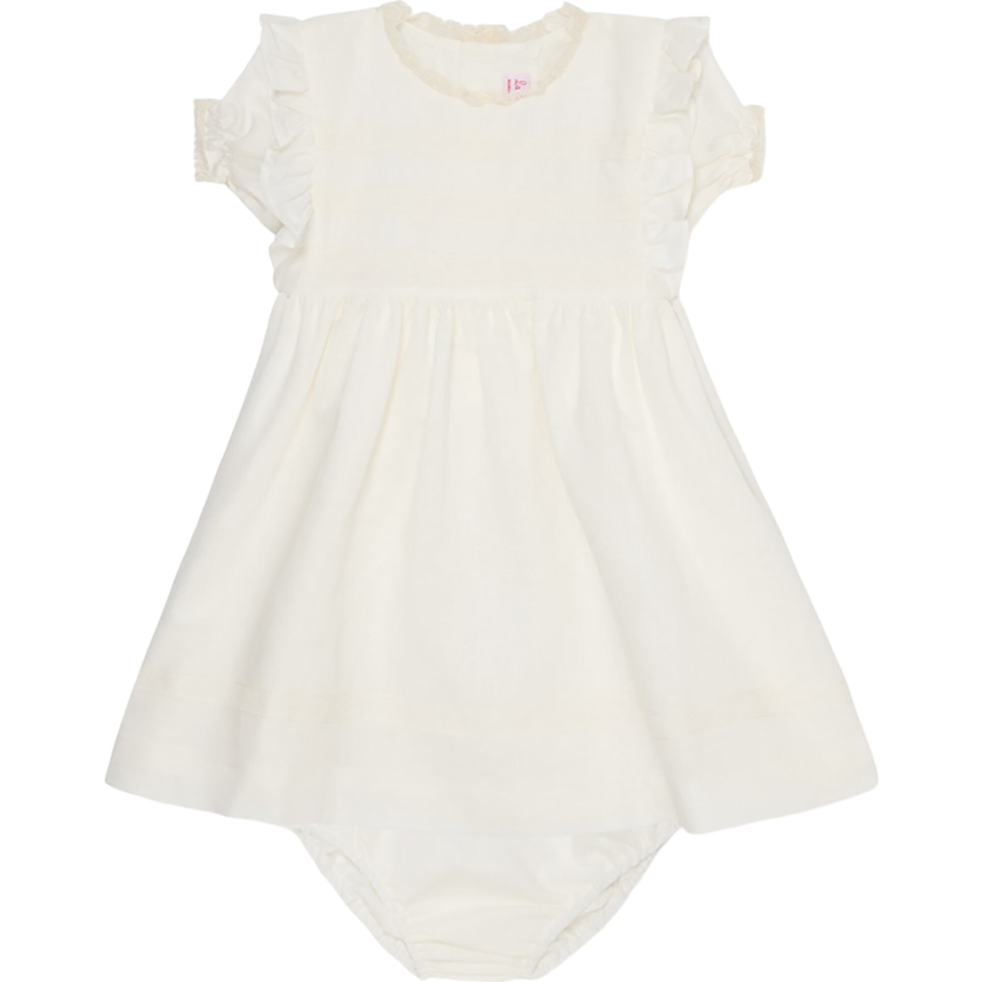 Ivory Luisa Ceremony Baby Girl Set - Dresses - 1