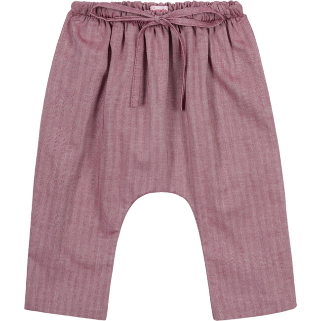 Burgundy Alex Baby Pants