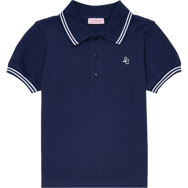 Navy Rocco Boy Polo Shirt