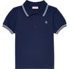 Navy Rocco Boy Polo Shirt - Shirts - 1 - thumbnail