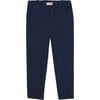 Navy Elio Boy Cotton Chinos - Pants - 1 - thumbnail