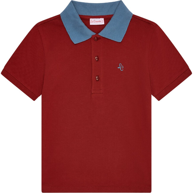 Burgundy Rocco Boy Polo Shirt