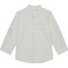 Navy Check Mateo Long Sleeve Boy Shirt - Shirts - 1 - thumbnail