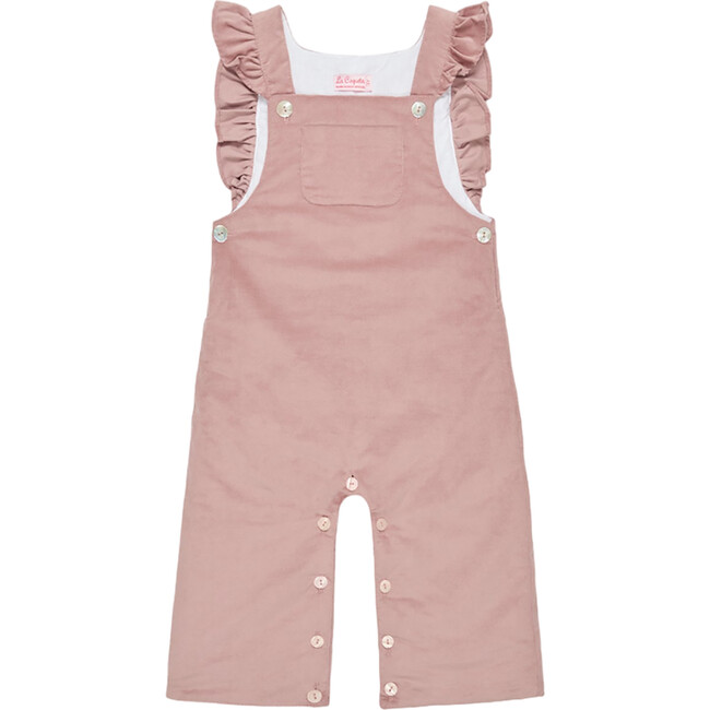 Pink Delphina Baby Girl Overalls