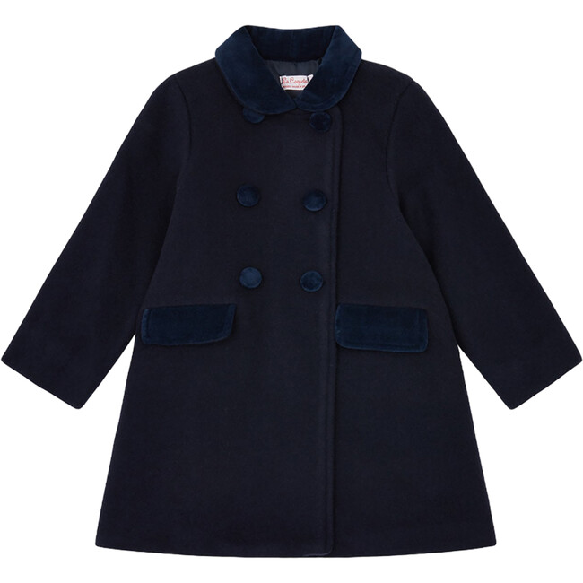 Navy Arrieta Girl Coat