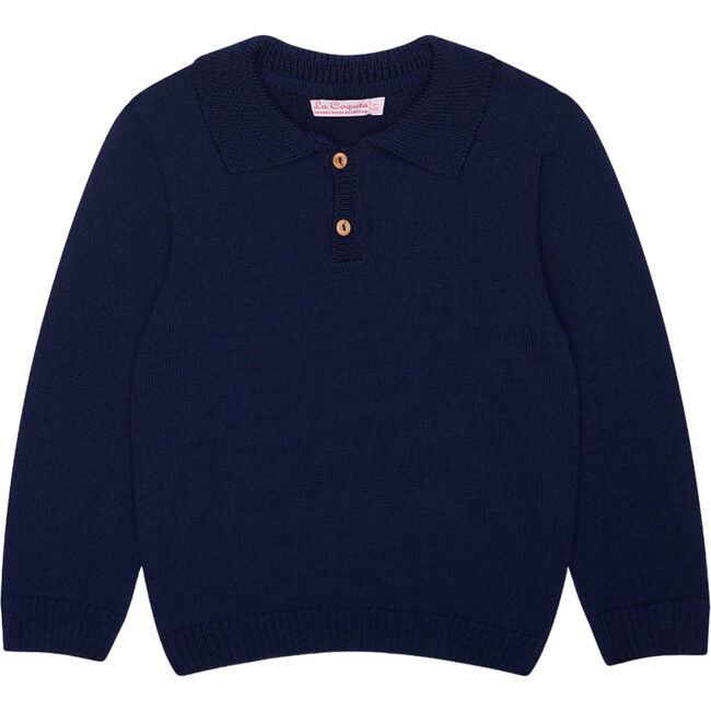 Navy Brio Merino Boy Sweater