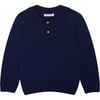 Navy Brio Merino Boy Sweater - Cardigans - 1 - thumbnail