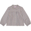 Burgundy Check Dante Long Sleeve Baby Shirt - Shirts - 1 - thumbnail