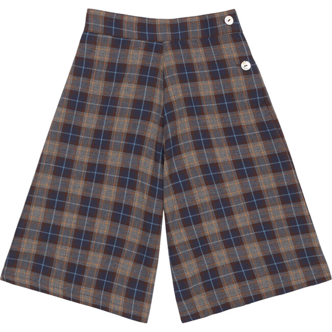 Blue Check Carmin Girl Pants