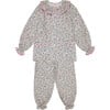 Pink Floral Lorna Baby Girl Pyjamas - Pajamas - 1 - thumbnail