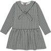 Navy Tartan Aranda Girl Drop Waist Dress - Dresses - 1 - thumbnail