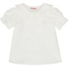 Ivory Petunia Ceremony Girl Shirt - Blouses - 1 - thumbnail