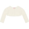 Ivory Linda Ceremony Baby Girl Cardigan - Cardigans - 1 - thumbnail