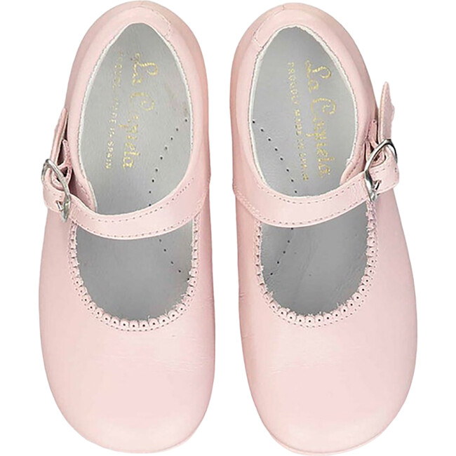 Light Pink Leather Baby Mary Jane Shoes