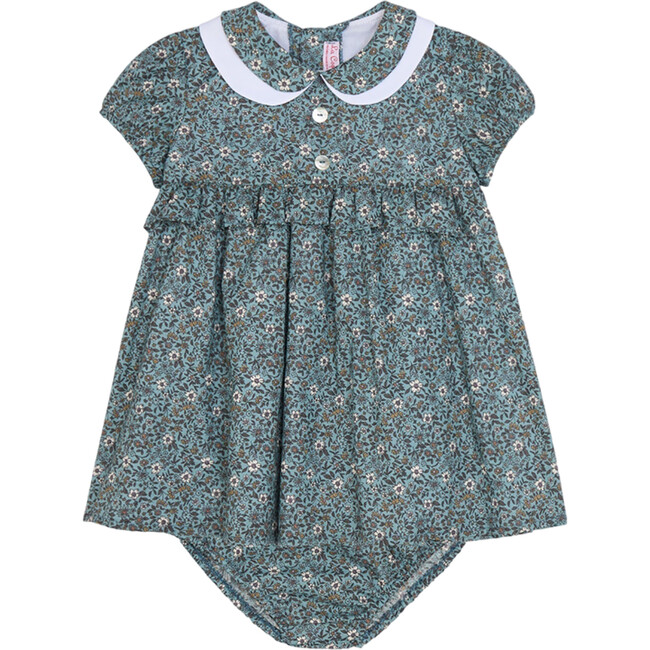 Blue Floral Ines Baby Girl Set