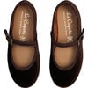 Brown Velvet Girl Mary Jane Shoes - Mary Janes - 1 - thumbnail