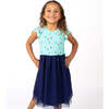 Baseball Buddies Tulle Twirl Dress Blue/Multi - Dresses - 2