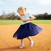 Baseball Buddies Tulle Twirl Dress Blue/Multi - Dresses - 3