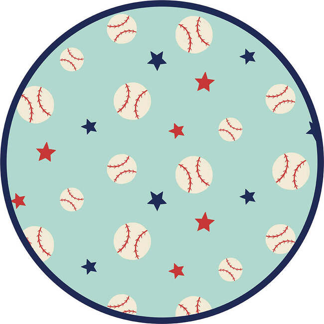 Baseball Buddies Tulle Twirl Dress Blue/Multi - Dresses - 4