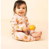 Freshly Squeezed Bamboo Convertible Baby Pajamas Orange - Footie Pajamas - 2