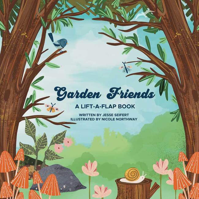 Lucy's Room Garden Friends Lift-a-Flap Board Book Multi