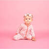 Fancy Flamingos Bamboo Convertible Baby Pajamas Pink - Footie Pajamas - 2