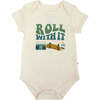 Roll With It Skateboard Cotton Baby Onesie White/Multi - Onesies - 1 - thumbnail