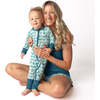 Later Gator Bamboo Convertible Baby Pajamas Green - Footie Pajamas - 4