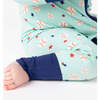 Baseball Buddies Bamboo Convertible Baby Pajamas Blue/Multi - Footie Pajamas - 3